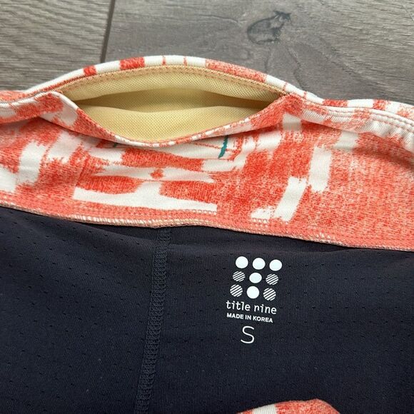 Title Nine 15” Pocket Dream Skort INCA Geometric Pattern Orange Cream Size Small - Picture 9 of 10